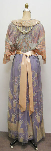 "Field of Lilies", Zandra Rhodes (British, founded 1969), a) silk, plastic, synthetic fiber; b) synthetic fiber, British