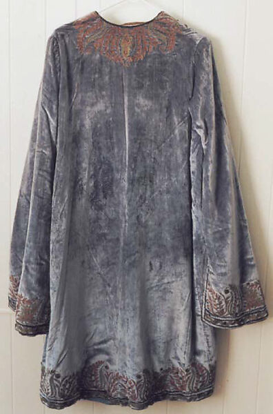 Evening coat, Babani (French, 1892–1940), silk, metal, French