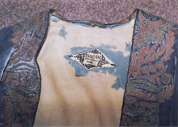 Evening coat, Babani (French, 1892–1940), silk, metal, French