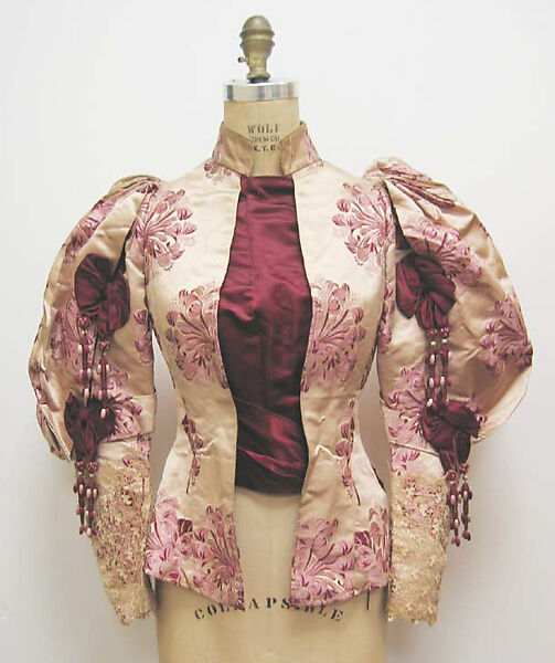 Dress, House of Worth (French, 1858–1956), a,b) silk, linen, French