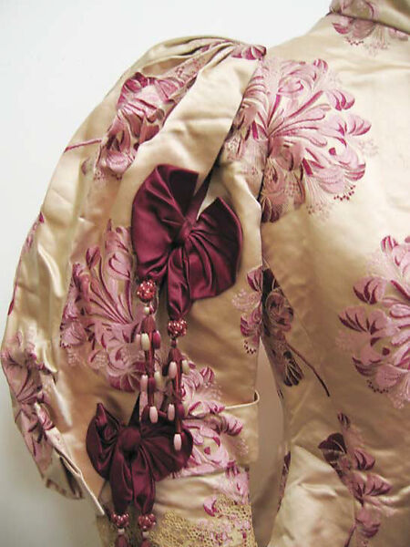 Dress, House of Worth (French, 1858–1956), a,b) silk, linen, French