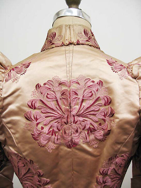 Dress, House of Worth (French, 1858–1956), a,b) silk, linen, French