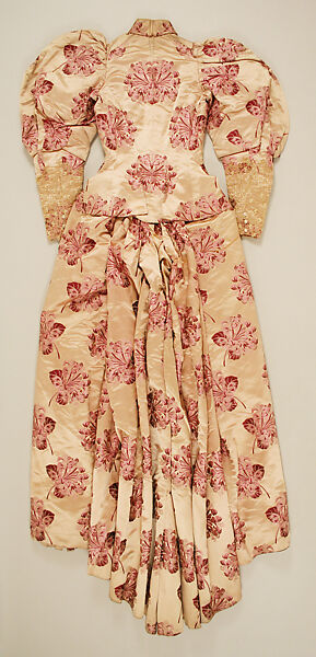 Dress, House of Worth (French, 1858–1956), a,b) silk, linen, French