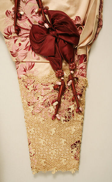 Dress, House of Worth (French, 1858–1956), a,b) silk, linen, French