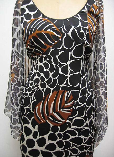 Dress, Attributed to James Galanos (American, Philadelphia, Pennsylvania, 1924–2016 West Hollywood, California), silk, American