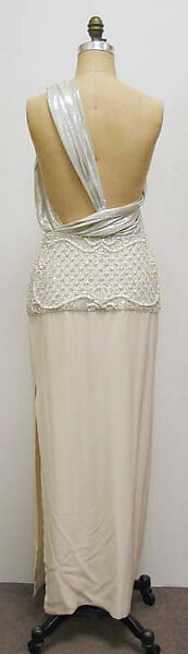 Ensemble, James Galanos (American, Philadelphia, Pennsylvania, 1924–2016 West Hollywood, California), synthetic, plastic, feathers, American