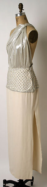 Ensemble, James Galanos (American, Philadelphia, Pennsylvania, 1924–2016 West Hollywood, California), synthetic, plastic, feathers, American