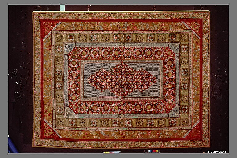 Needlepoint carpet, Wool, British