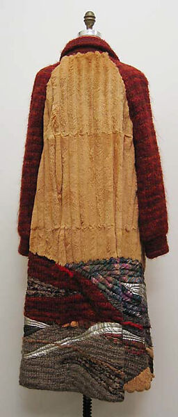 Coat, Koos van den Akker (American, born Netherlands, The Hague 1939–2015 New York), fur, leather, wool, silk, synthetic, American