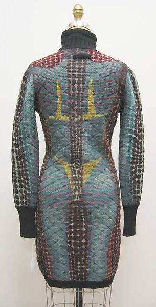 Dress, Jean Paul Gaultier (French, born 1952), wool, cotton, synthetic, French