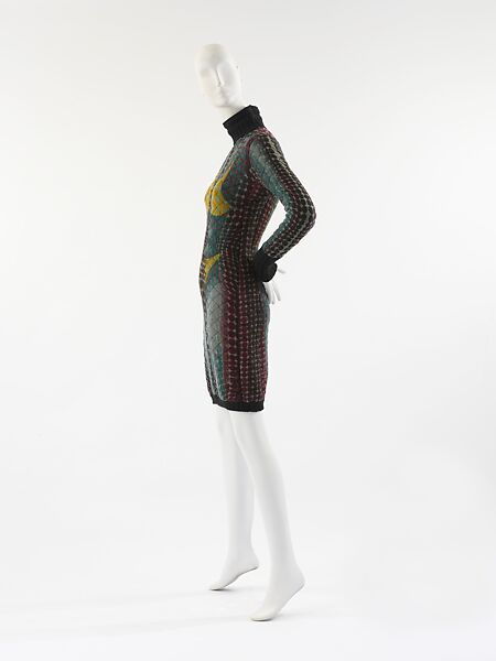 Dress, Jean Paul Gaultier (French, born 1952), wool, cotton, synthetic, French