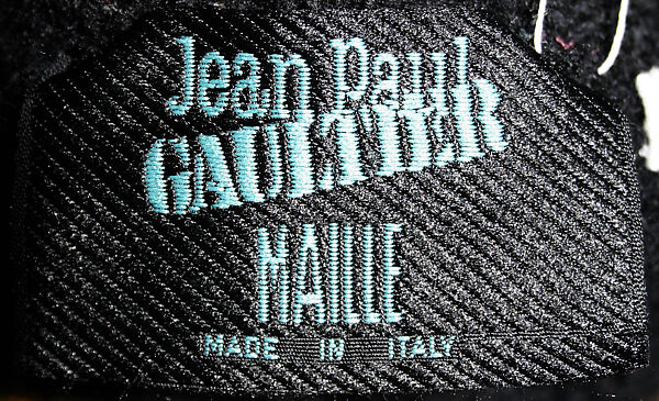 Dress, Jean Paul Gaultier (French, born 1952), wool, cotton, synthetic, French