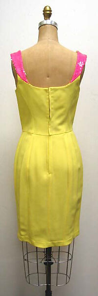 Ensemble, Mugler (French, founded 1974), a) silk, plastic; b) silk, metal; c) wool, rayon, plastic; d) wool; e, f) wool, plastic, American