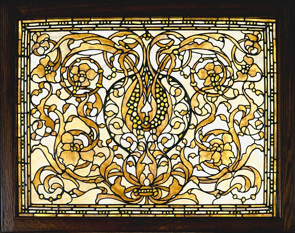 Window, Louis C. Tiffany  American, Leaded glass, American