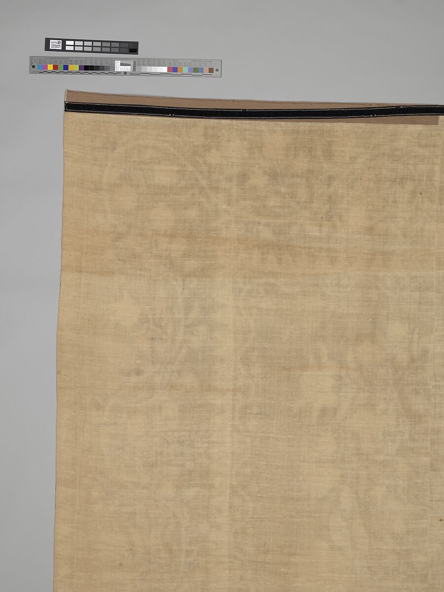 Phebe Warner Coverlet, Probably Sarah Furman Warner Williams (born 1764), Linen and cotton, American