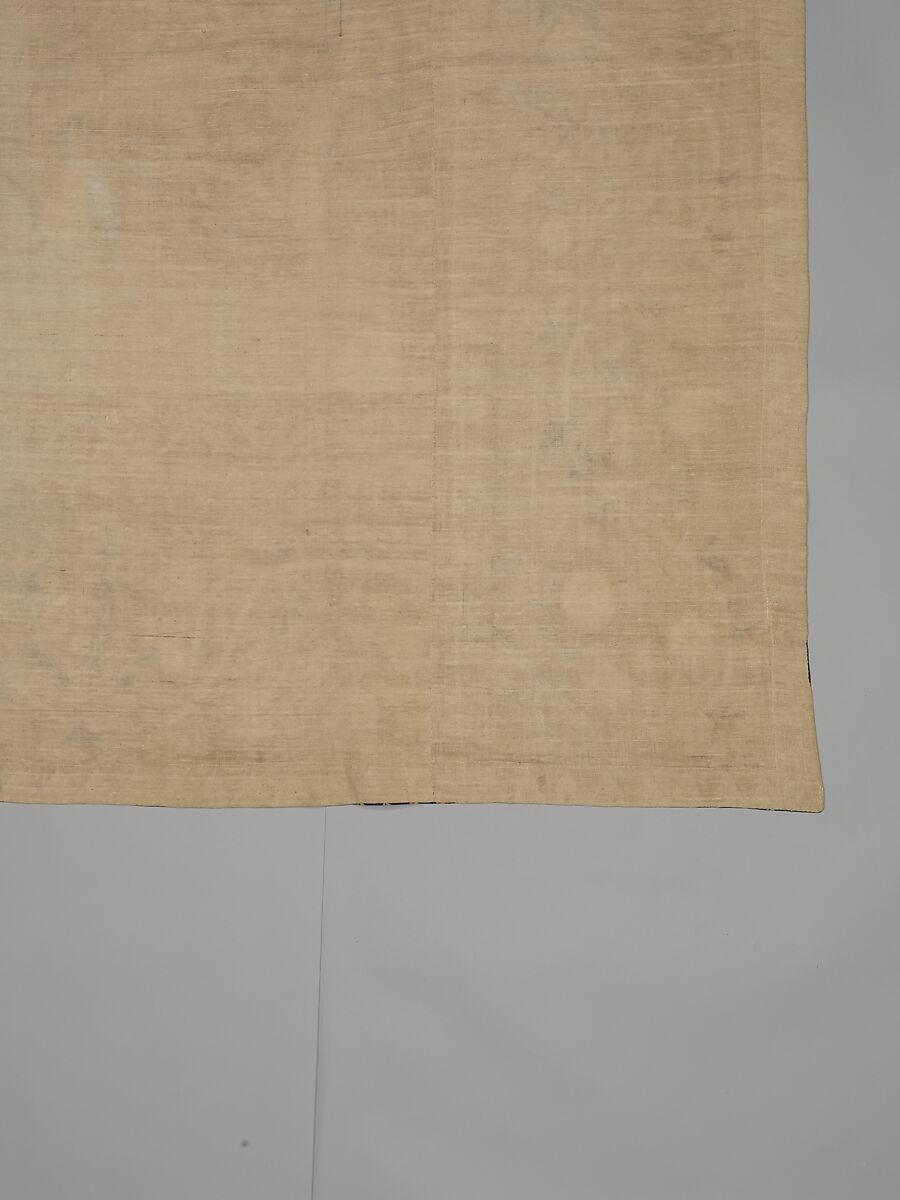 Phebe Warner Coverlet, Probably Sarah Furman Warner Williams (born 1764), Linen and cotton, American