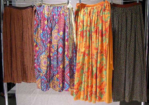 Skirt, Giorgio di Sant'Angelo (American, born Italy, 1933–1989), cotton, American