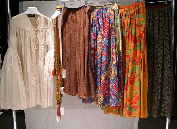 Belt, Giorgio di Sant'Angelo (American, born Italy, 1933–1989), (a) cotton, silk; (b) cotton, silk, metallic, plastic; (c) wool, synthetic fiber; (d) silk, metal, American