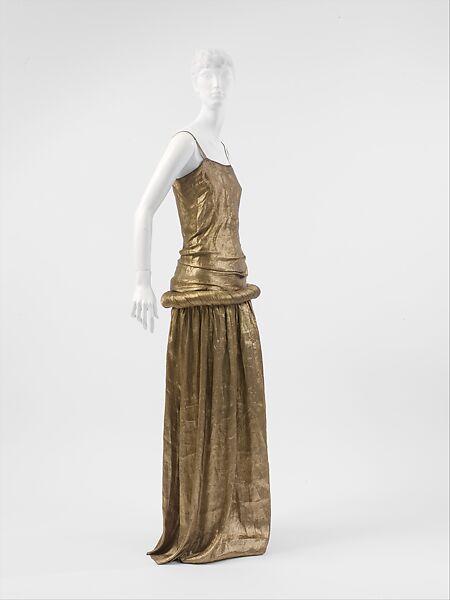 "Irudree", Paul Poiret (French, Paris 1879–1944 Paris), metallic, silk, French 