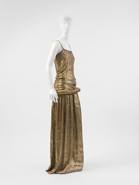 "Irudree", Paul Poiret (French, Paris 1879–1944 Paris), metallic, silk, French