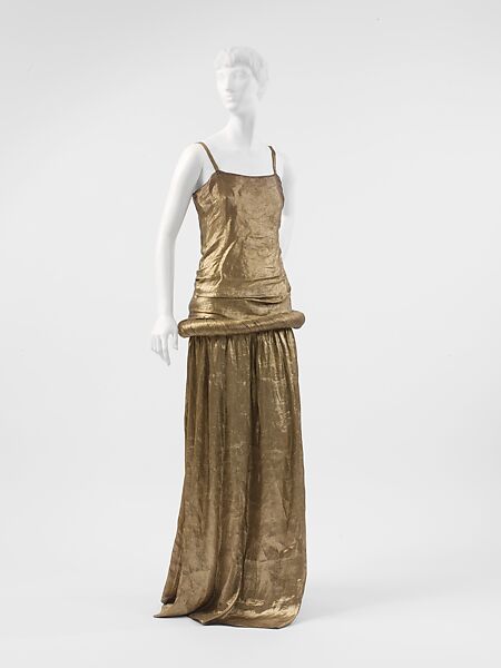 "Irudree", Paul Poiret (French, Paris 1879–1944 Paris), metallic, silk, French