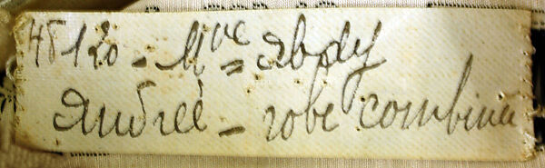 "Irudree", Paul Poiret (French, Paris 1879–1944 Paris), metallic, silk, French