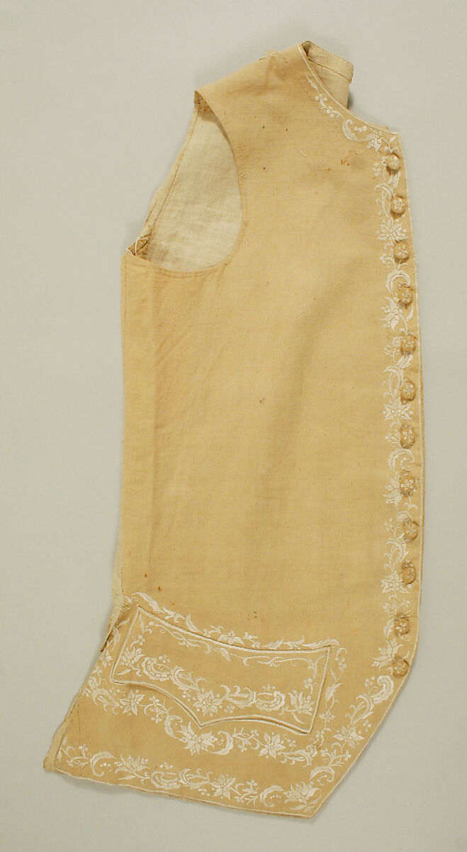 Suit, linen, silk, cotton, American