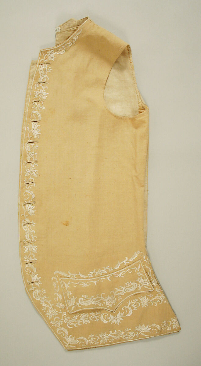Suit, linen, silk, cotton, American