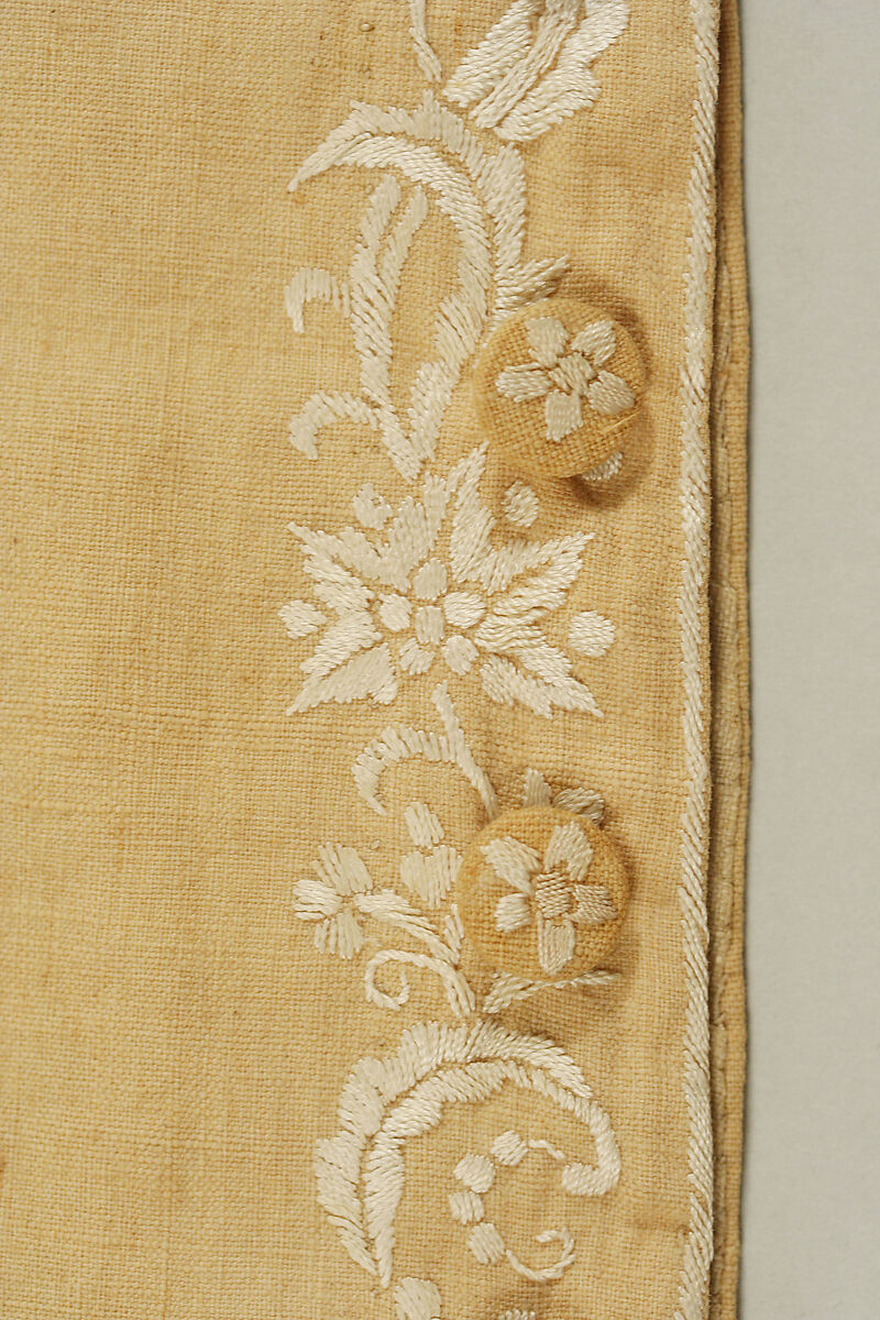 Suit, linen, silk, cotton, American