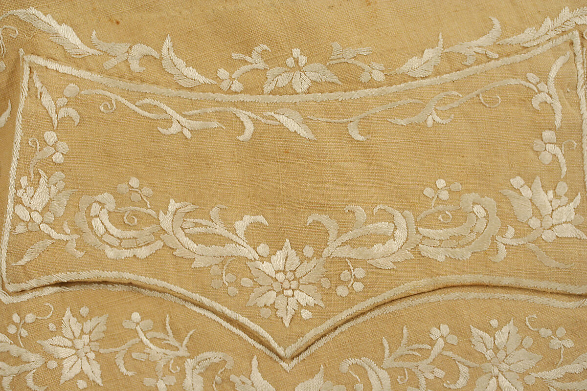 Suit, linen, silk, cotton, American