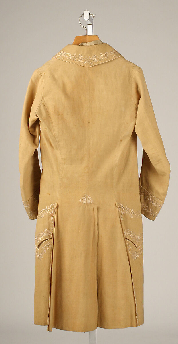 Suit, linen, silk, cotton, American