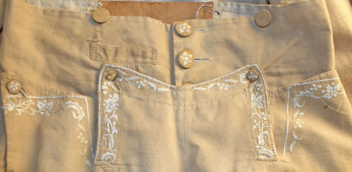 Suit, linen, silk, cotton, American