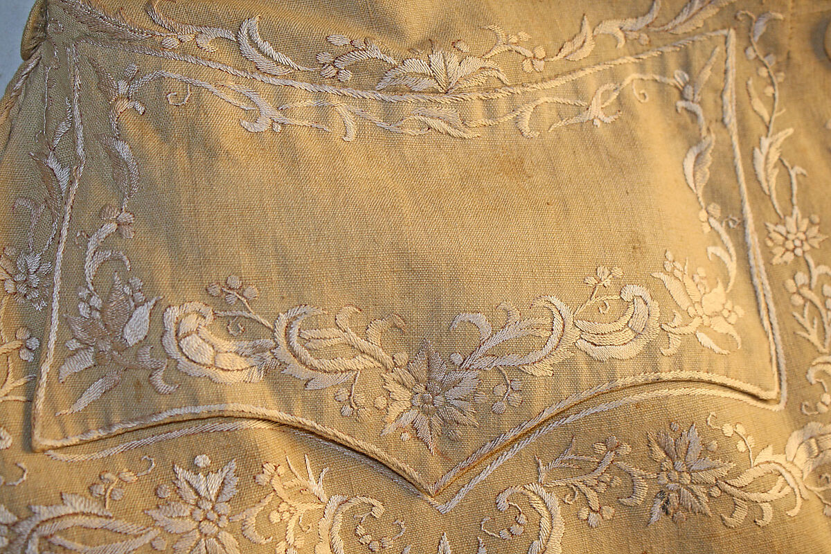 Suit, linen, silk, cotton, American