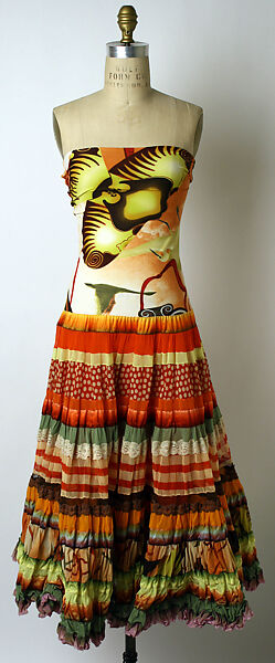 Skirt, Jean Paul Gaultier (French, born 1952), synthetic, French 