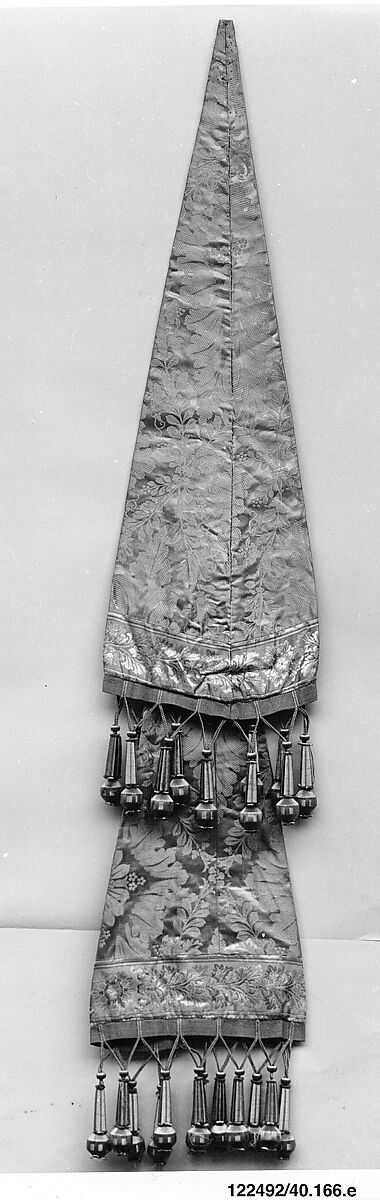 Curtain, Silk, woven, French