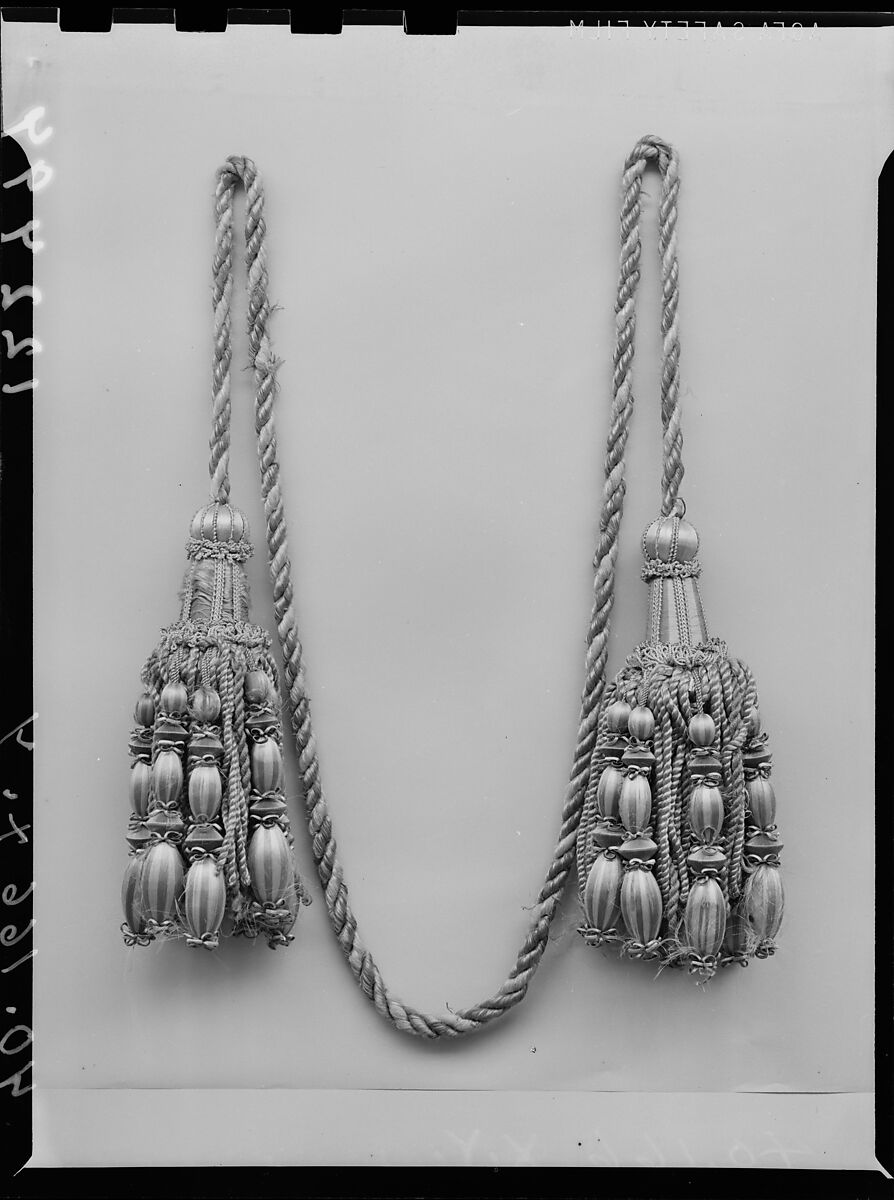 Curtain, Silk, woven, French