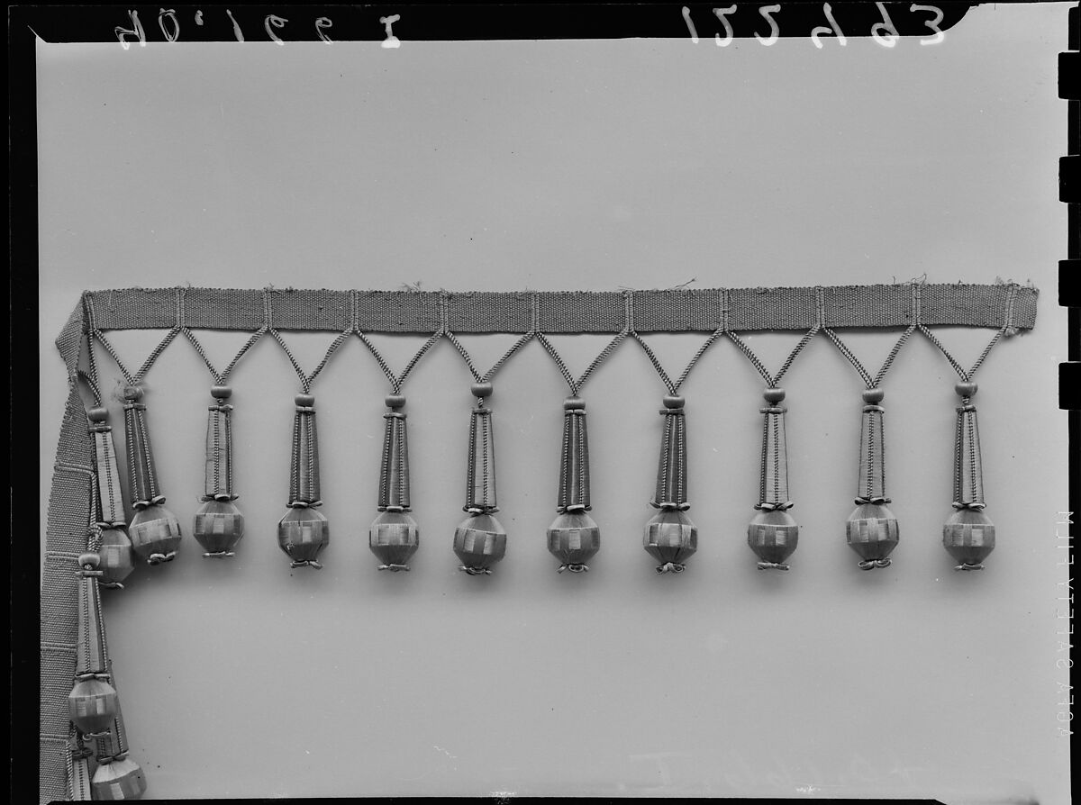 Curtain, Silk, woven, French