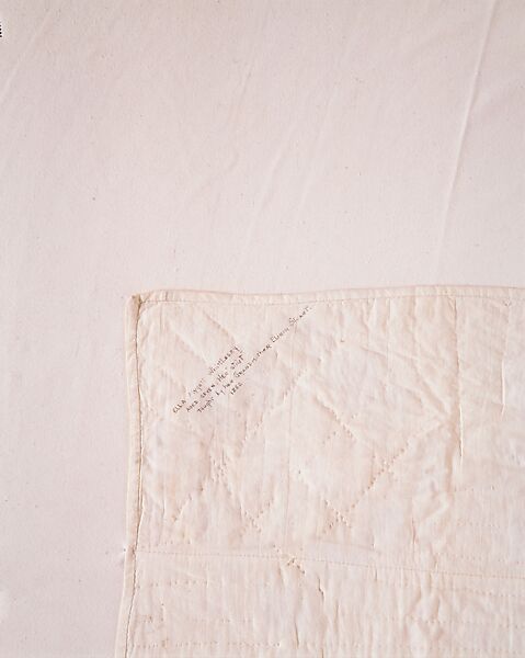 Doll Quilt, Chimney Sweep pattern, Ella Mygatt Whittlesey (born ca. 1845), Cotton, American