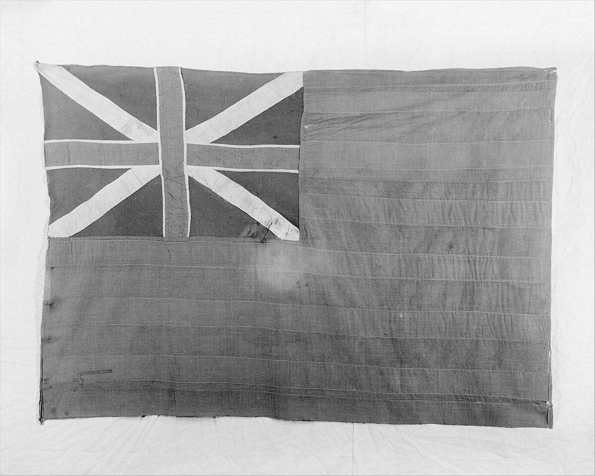Flag, Attributed to Elizabeth Schuyler Hamilton (1757-1854), Linen and wool, American