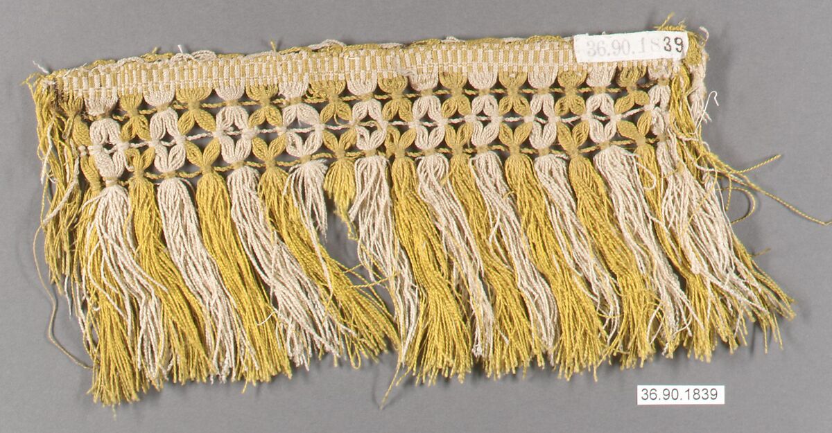 Fringe, Silk trimming, American 