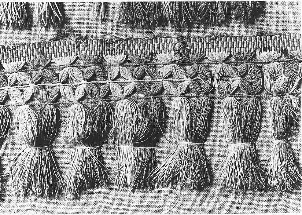 Fringe, Silk trimming, American