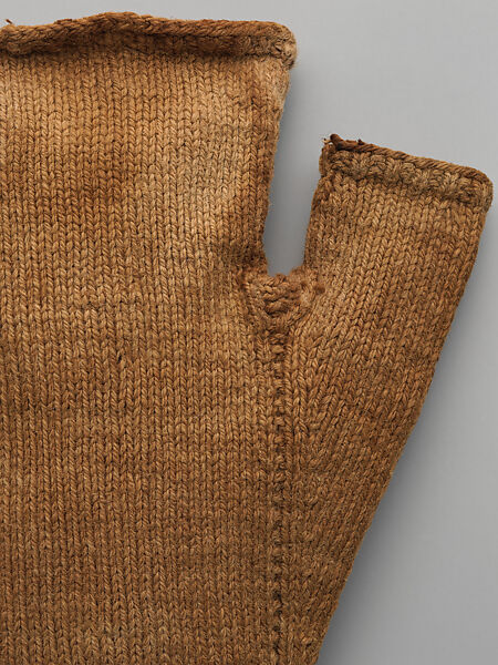 Gloves, United Society of Believers in Christ’s Second Appearing (“Shakers”) (American, active ca. 1750–present), Cotton, knitted, American, Shaker