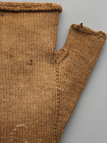 Gloves, United Society of Believers in Christ’s Second Appearing (“Shakers”) (American, active ca. 1750–present), Cotton, knitted, American, Shaker