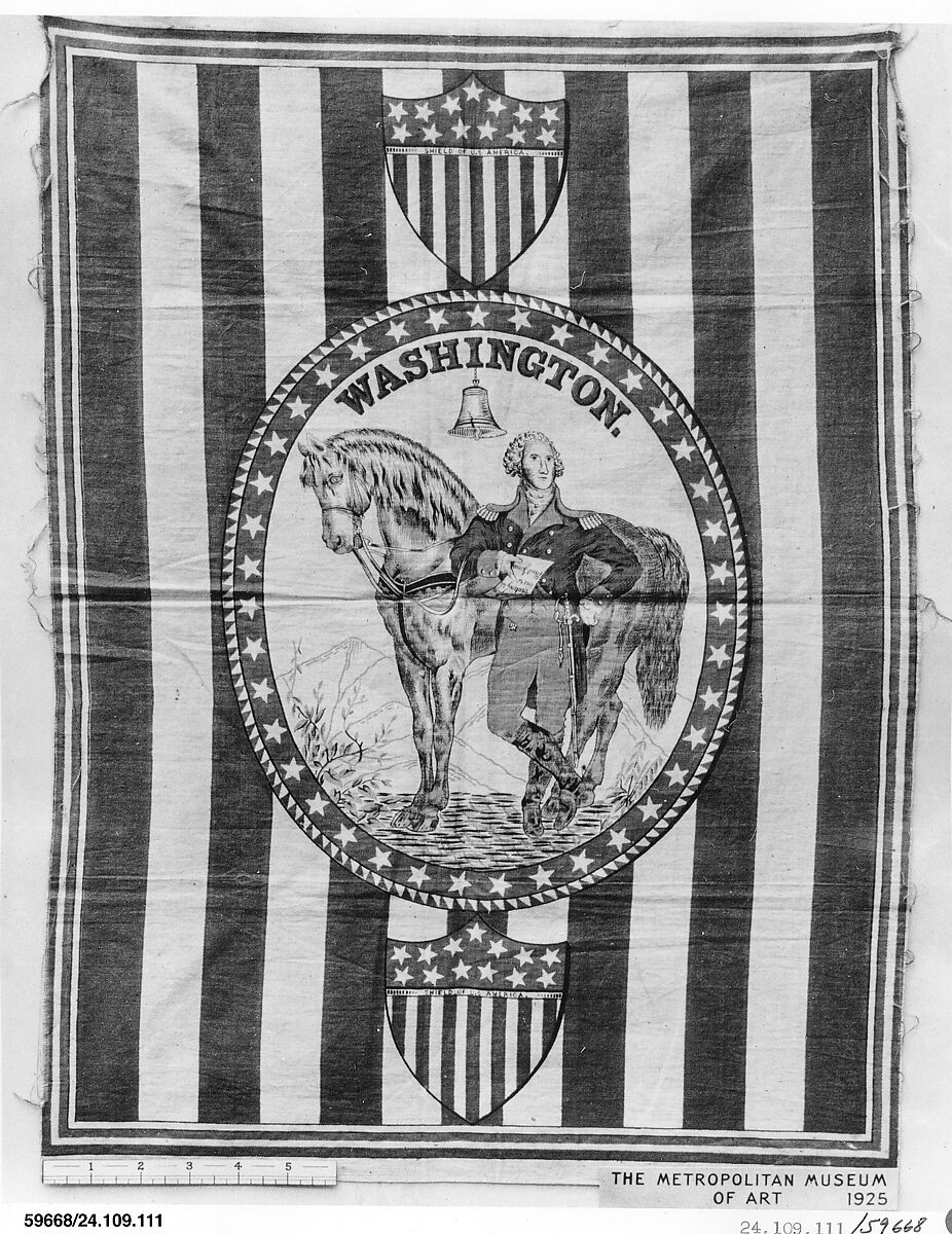 Handkerchief, Printed cotton, American 
