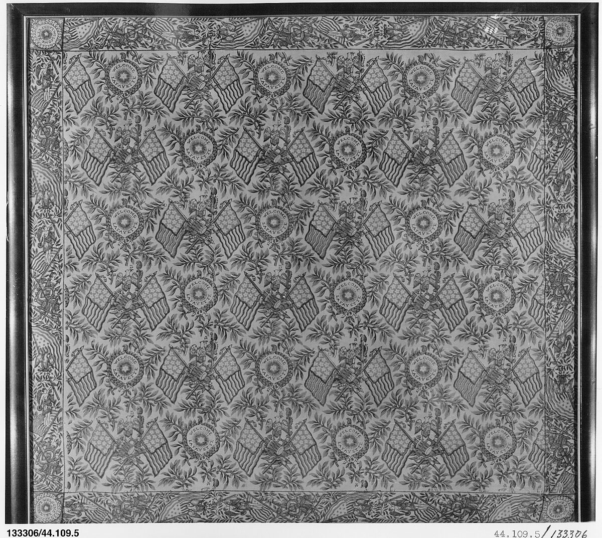 Handkerchief, Cotton, printed, American or British 