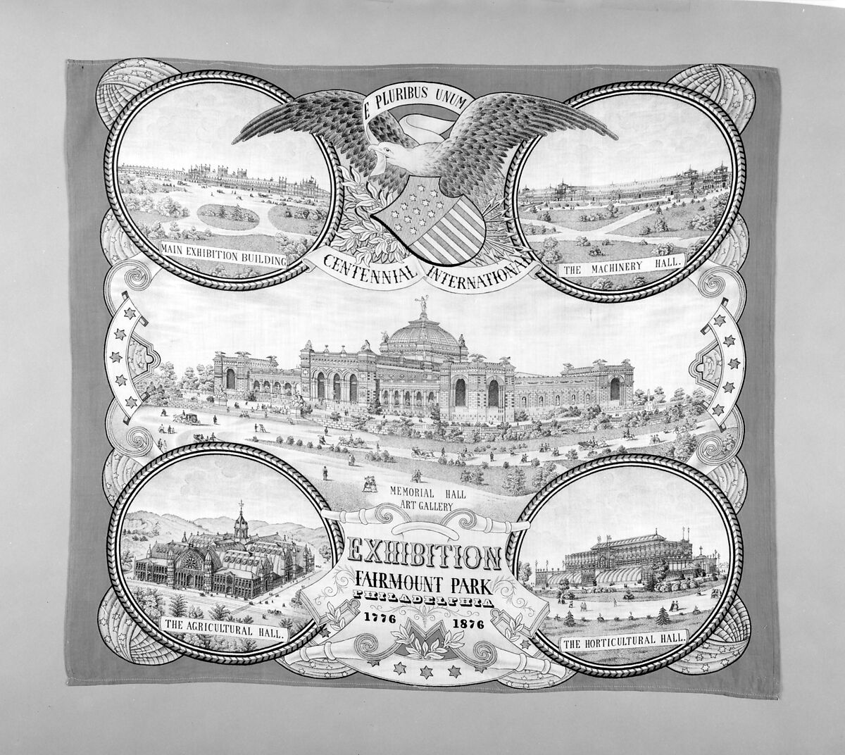 Handkerchief, Cotton, American