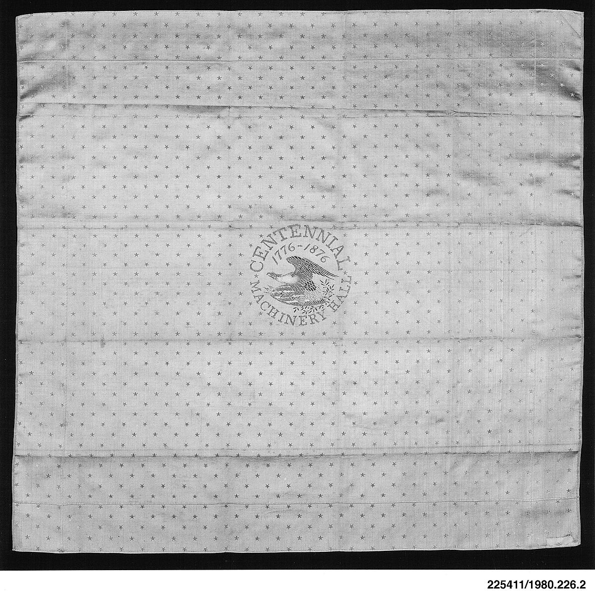 Woven Handkerchief, Silk, woven, American 