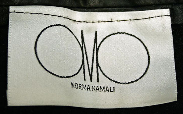 Dress, OMO Norma Kamali (American, born 1978), leather, metal, cotton, American