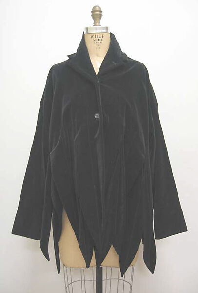 Jacket, Romeo Gigli (Italian, born 1949), cotton, synthetic, Italian 