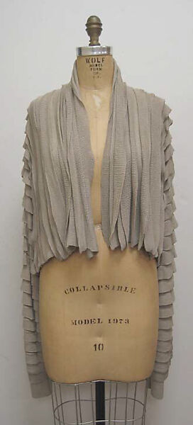 Sweater, Miyake Design Studio (Japanese, founded 1970), silk, Japanese 